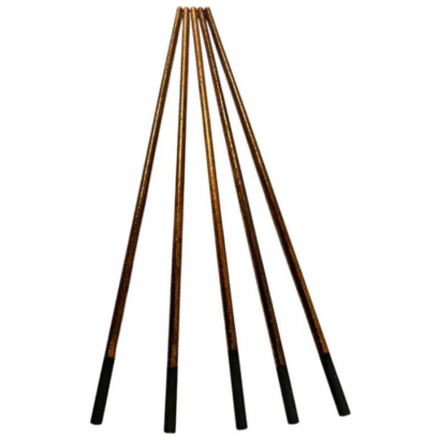 Электрод угольный омедненный круглый Great Wolf 5x305 мм, 5шт GWR5305