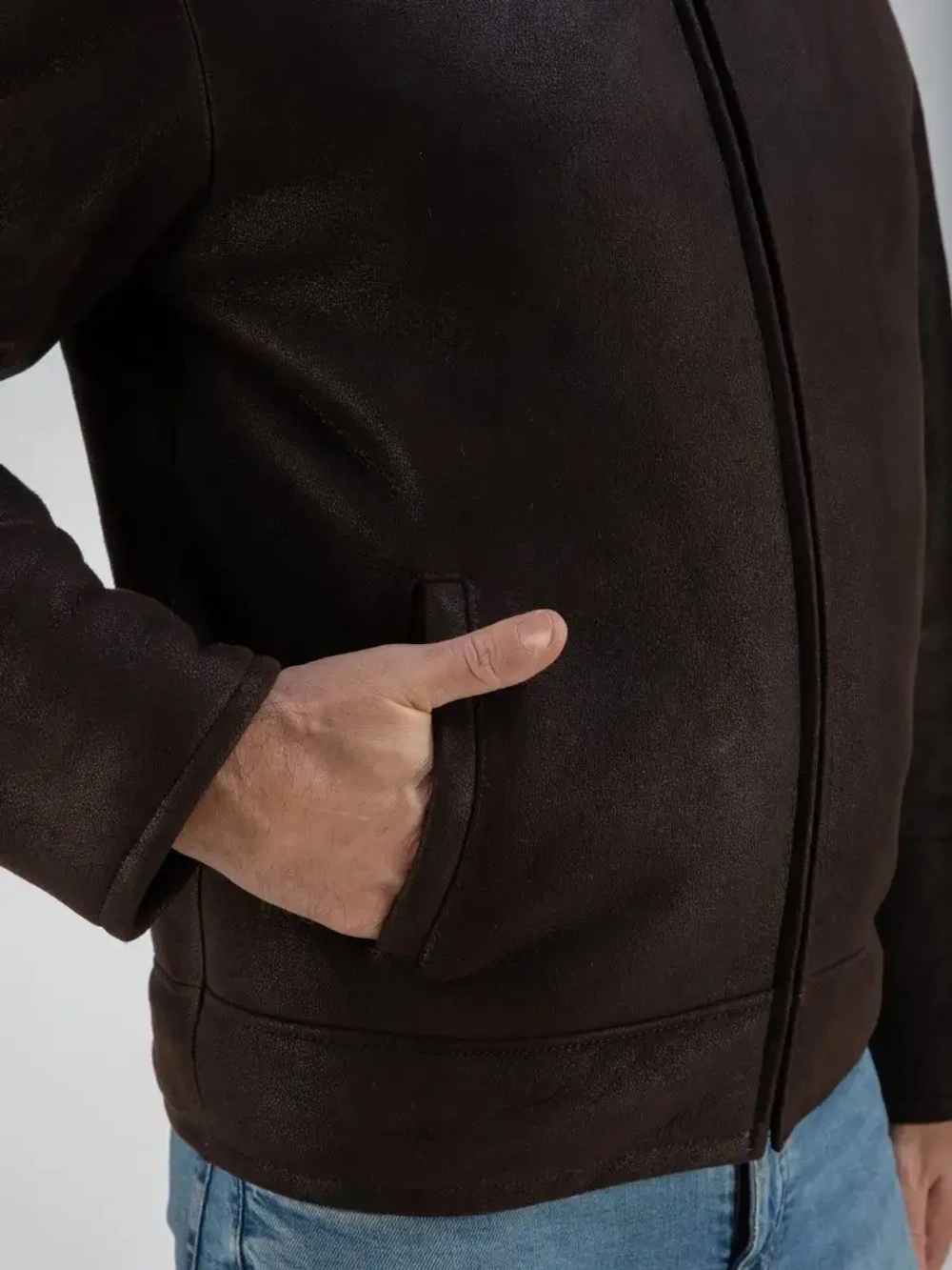 Дубленка мужская зимняя натуральная Турция