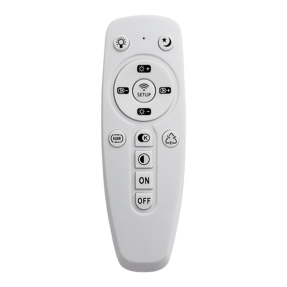 3028/EL COLOR SN 223 Светильник пластик/бел LED 72Вт 3000-6300K D490 IP43 пульт ДУ/RGB/LampSmart SLOT