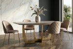 Стул Garda Decor велюр бежевый, мет.ножки 50*53*77 см