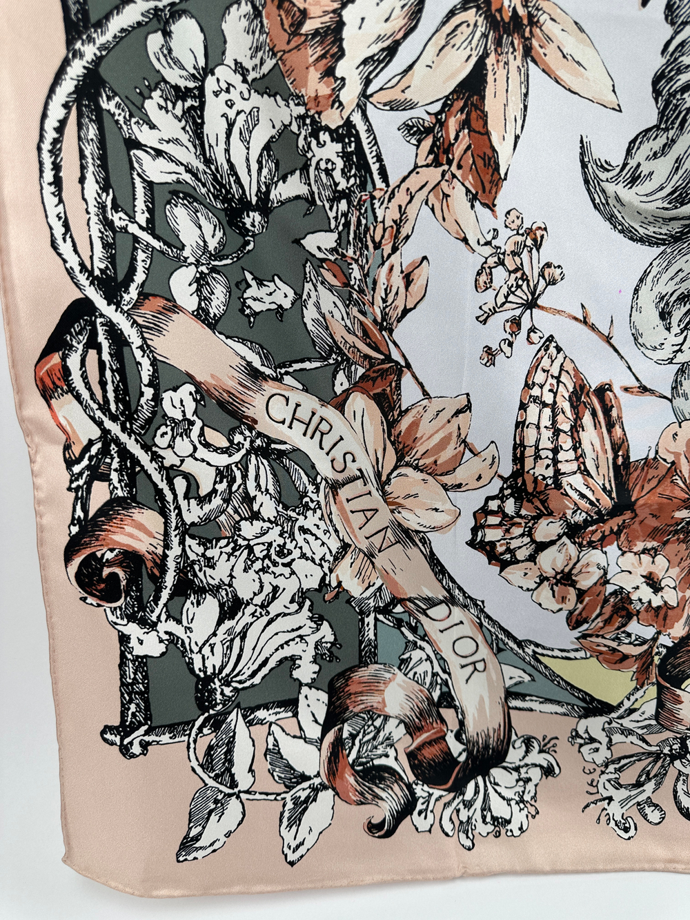 Платок Christian Dior Multicolor