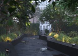 Уличный архитектурный светодиодный светильник Maytoni Spot O486FL-L10GF3K