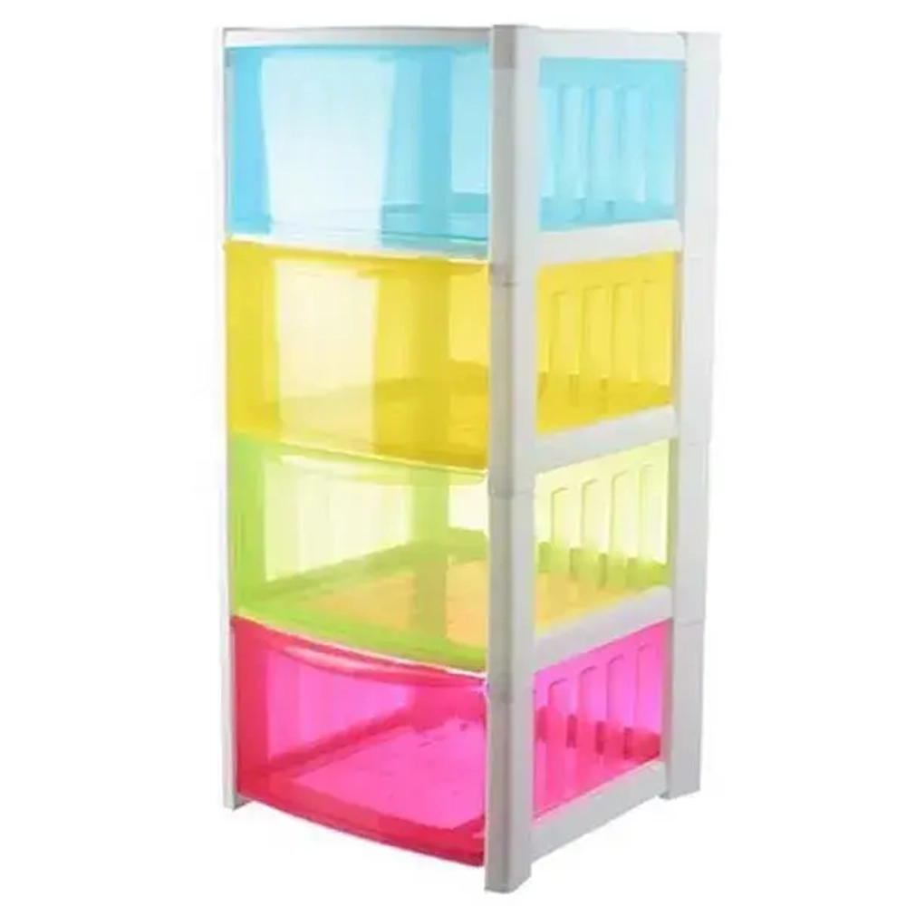 Комод РАДУГА (4 секции) разноцветный 0,767,36х0,377м