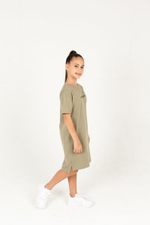 Платье для девочки р. 122 (хаки) (Takro)