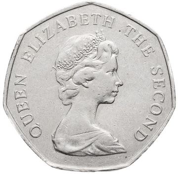 50 пенсов 1983 Фолклендские острова