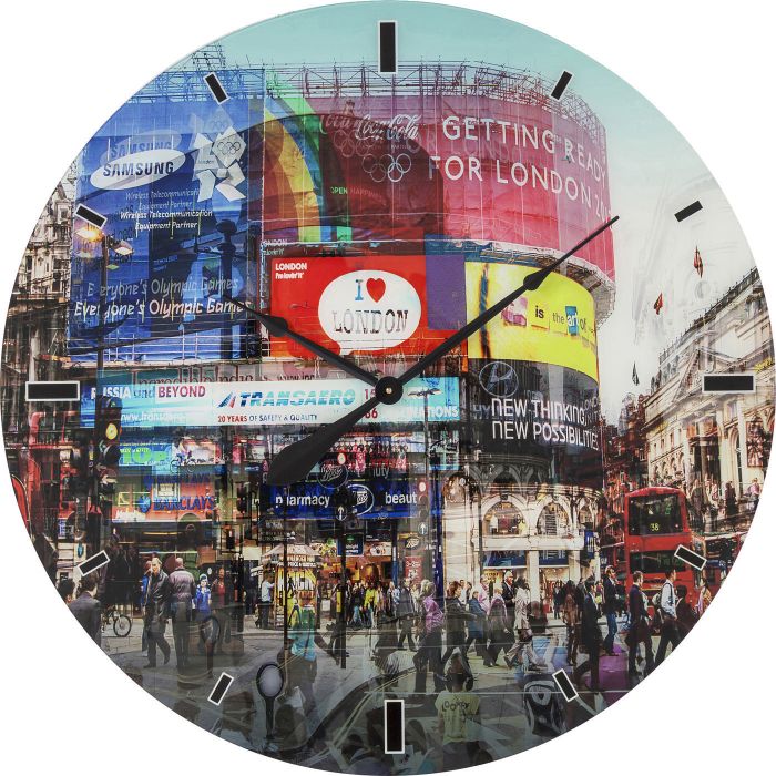 Часы настенные Piccadilly Circus 39260 KARE