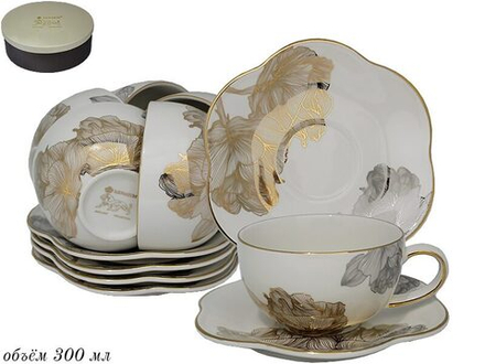 Lenardi 666-367 Чайный набор 12пр 250 мл . МИЛЛЕНИУМ в под.уп.(х4)