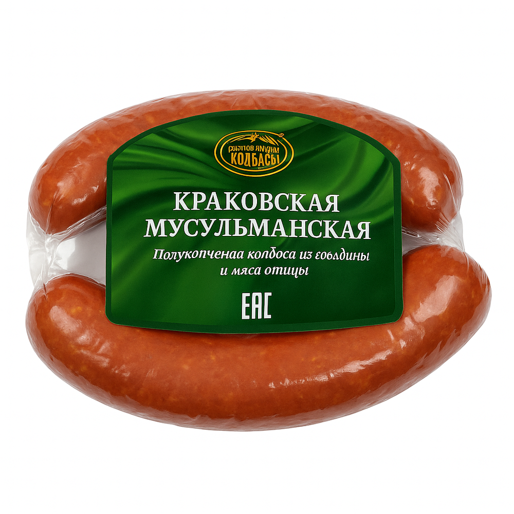 Колбаса Краковская Красноярские Колбасы вес