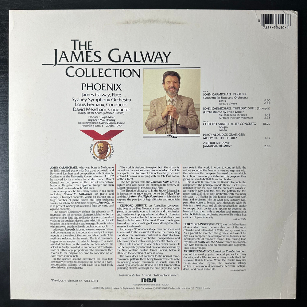 James Galway ‎– Phoenix (США 1985г.)