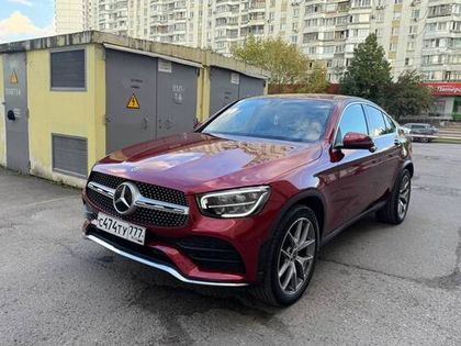 Mercedes-Benz GLC Coupe оклейка в пленку цветной полиуретан Carbins PPF Bloody Red GP-05C антигравийная защита кузова 👍🍒