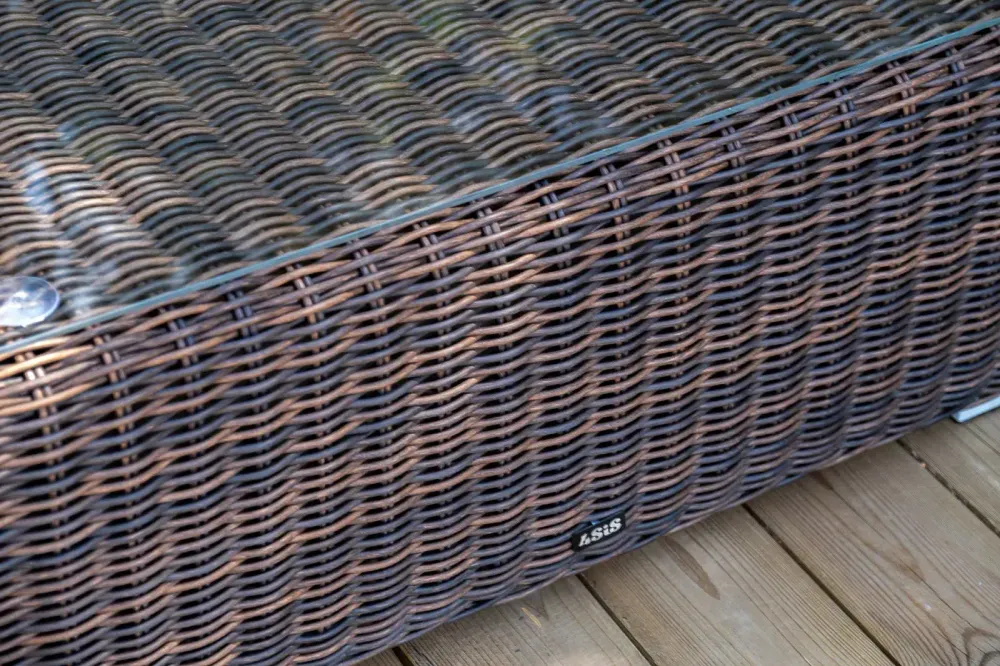 "Капри" трансформирующаяся лаунж-зона из искусственного ротанга, цвет коричневый