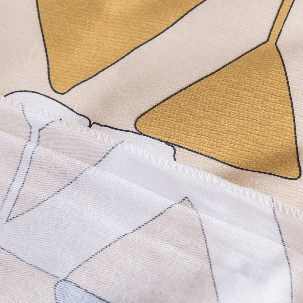 Комплект постельного белья Люкс Сатин 100% хлопок на резинке AR302