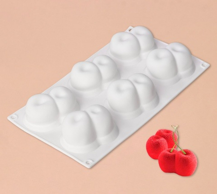 Силиконовая форма для выпечки и муссовых десертов Вишня"