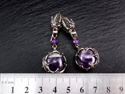 Серьги "Готланд с волками" длинные