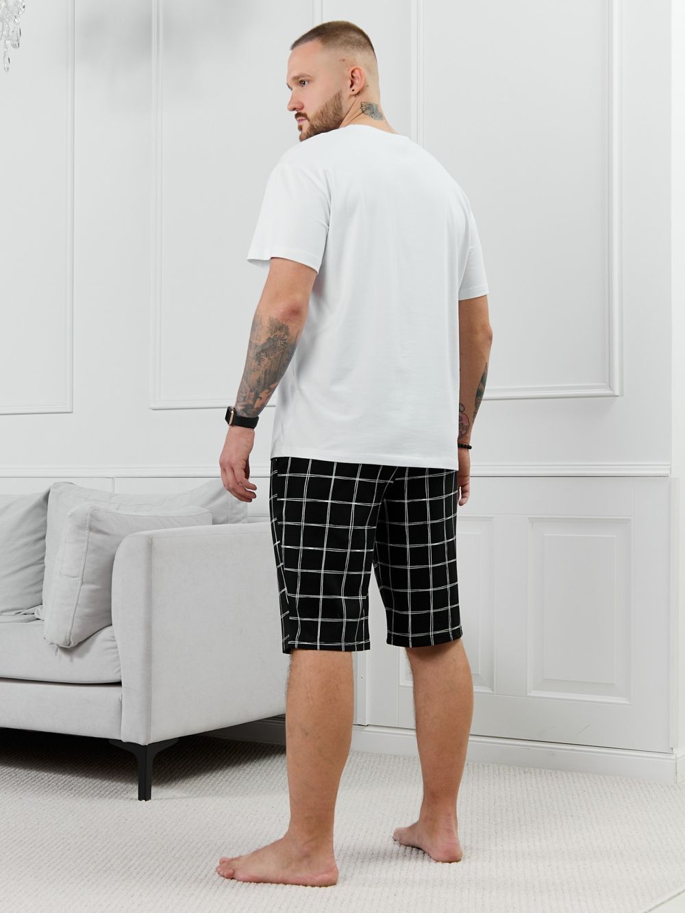 Шорты мужские Тор-2.1 Виотекс КЛЕТКА ЛИНЕАРНАЯ