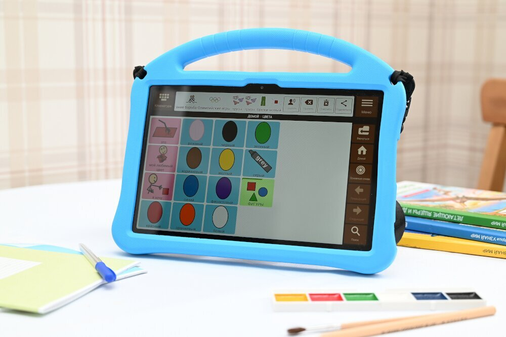 Коммуникационный планшет с приложением Avaz AAC + защитный чехол