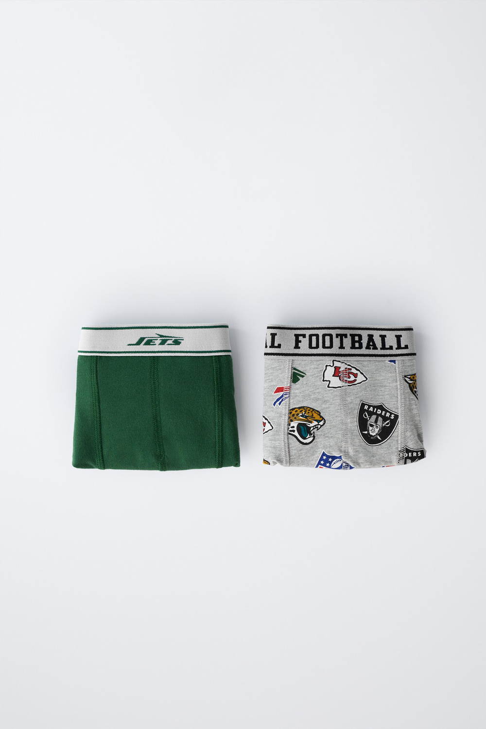 ZARA НАБОР ИЗ ДВУХ БОКСЕРОВ NFL © OUTER STUFF, РАЗНОЦВЕТНЫЙ