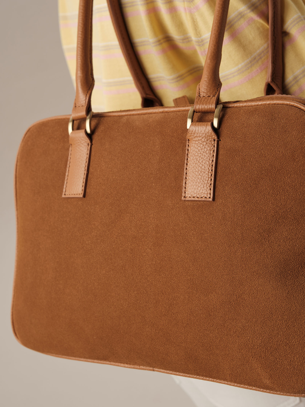 Замшевая сумка DBR Dominique 31389 светло-коричневый