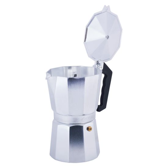 Кофеварка гейзерная 450 мл. 9 порций Kamille КМ 2502 из алюминия