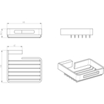 Мыльница Boheme Q 10959-G-B
