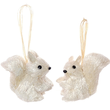 GAEM Украшение новогоднее "Белочка", L11 W7 H10 см, 2в.