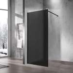 Душевая перегородка Walk-In VSW-1H900GFB, 900*2000, черный матовый, стекло матовое тонированное