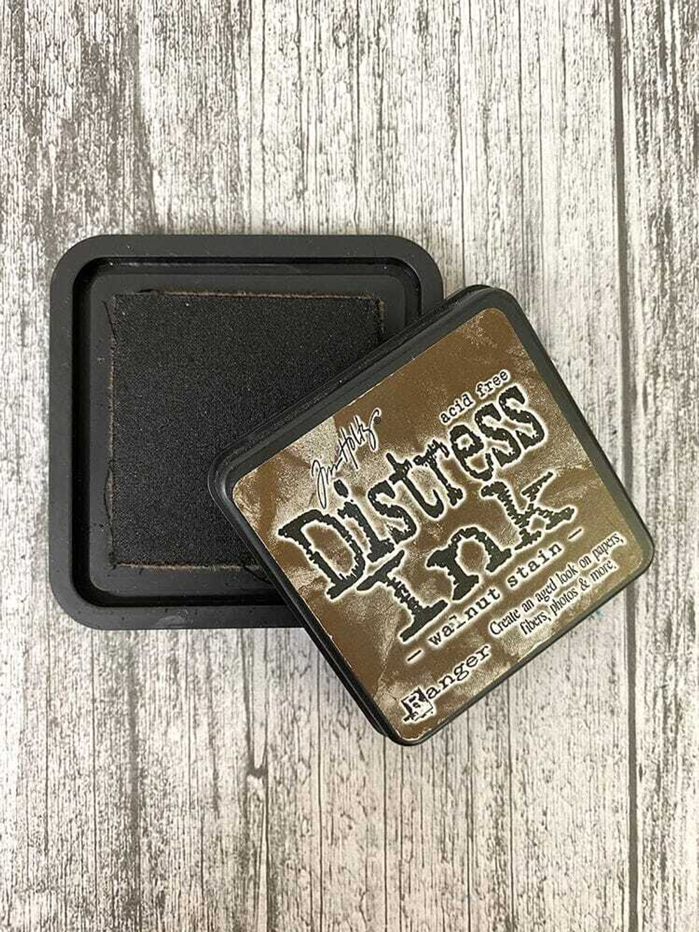Distress Ink Pad. Walnut Stain