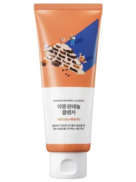 Round Lab Пенка для умывания с чёрной соей и пантенолом Soybean Panthenol Cleanser 150 мл