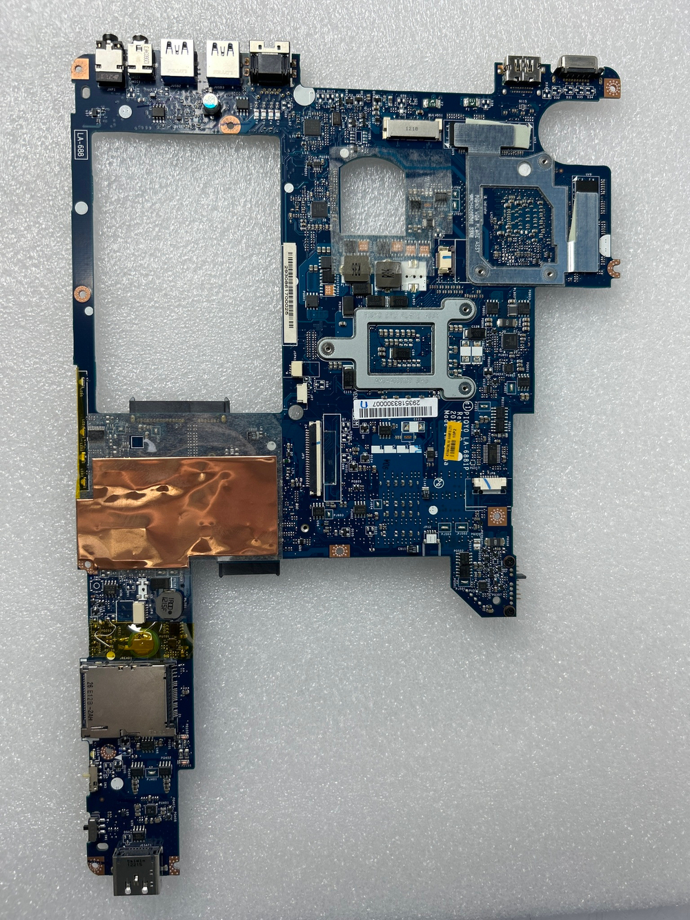 Материнская плата для ноутбука Lenovo Y470 PIQY0 OPT 2G DC U3 W/BT/HDMI (11013489), оригинал