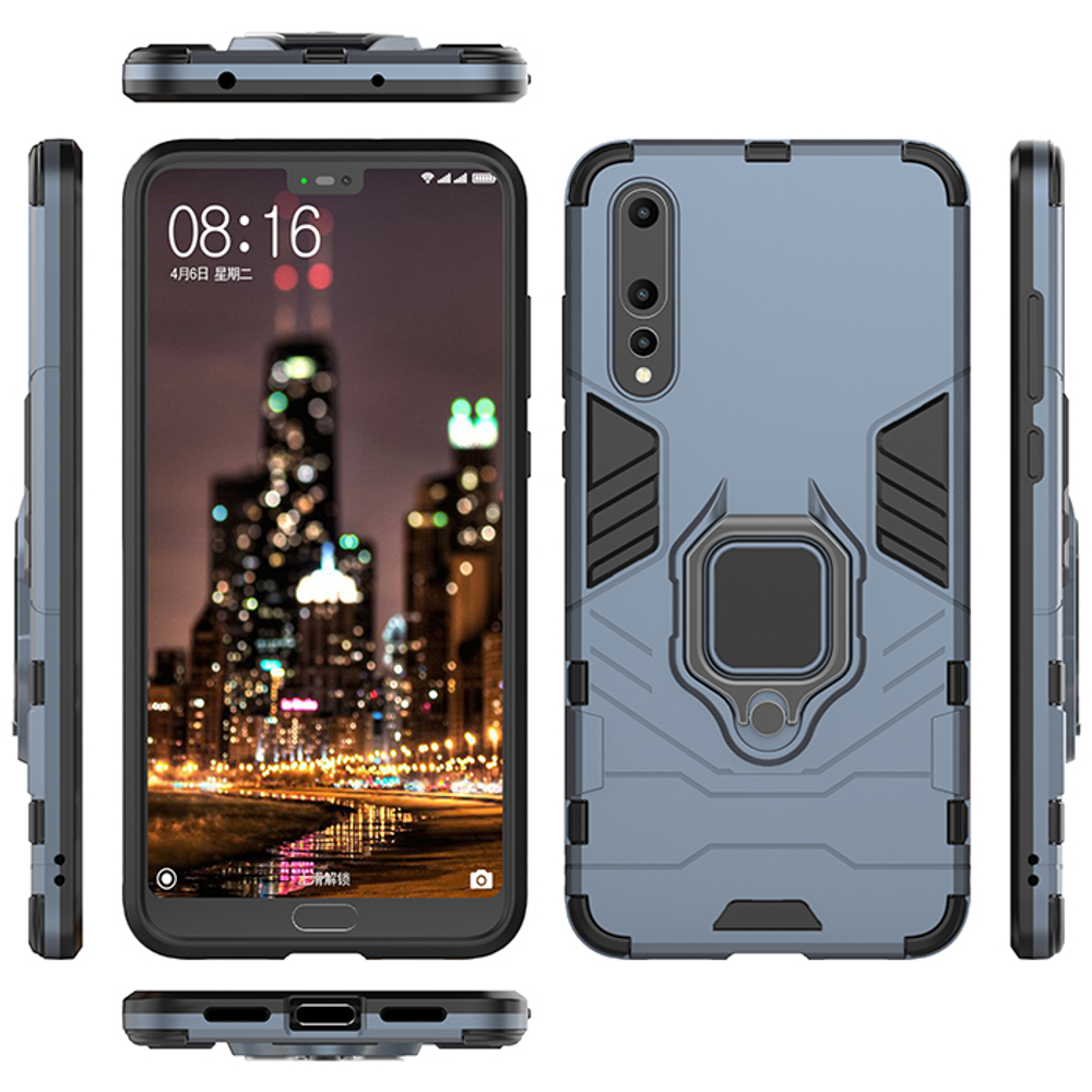 Противоударный чехол с кольцом Panther Case для Huawei P20 Pro