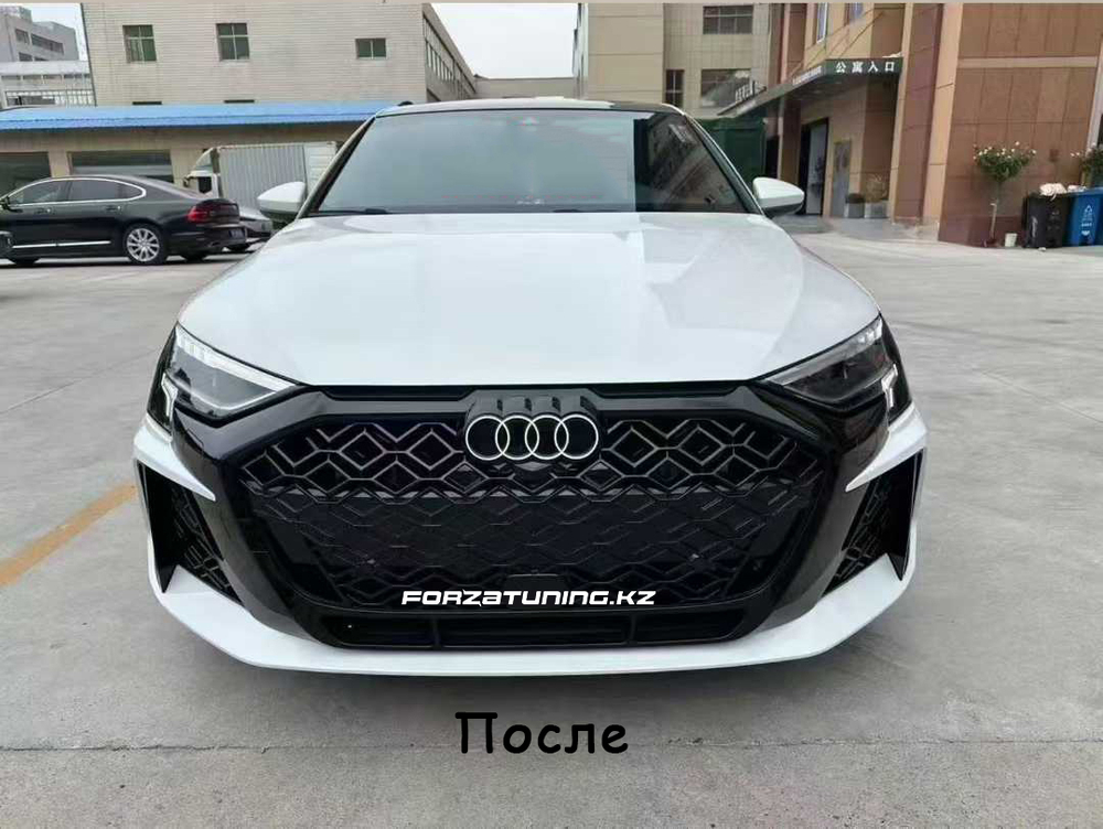 Передний бампер RS3 для Audi A3 2021-2024+ Ауди обвес