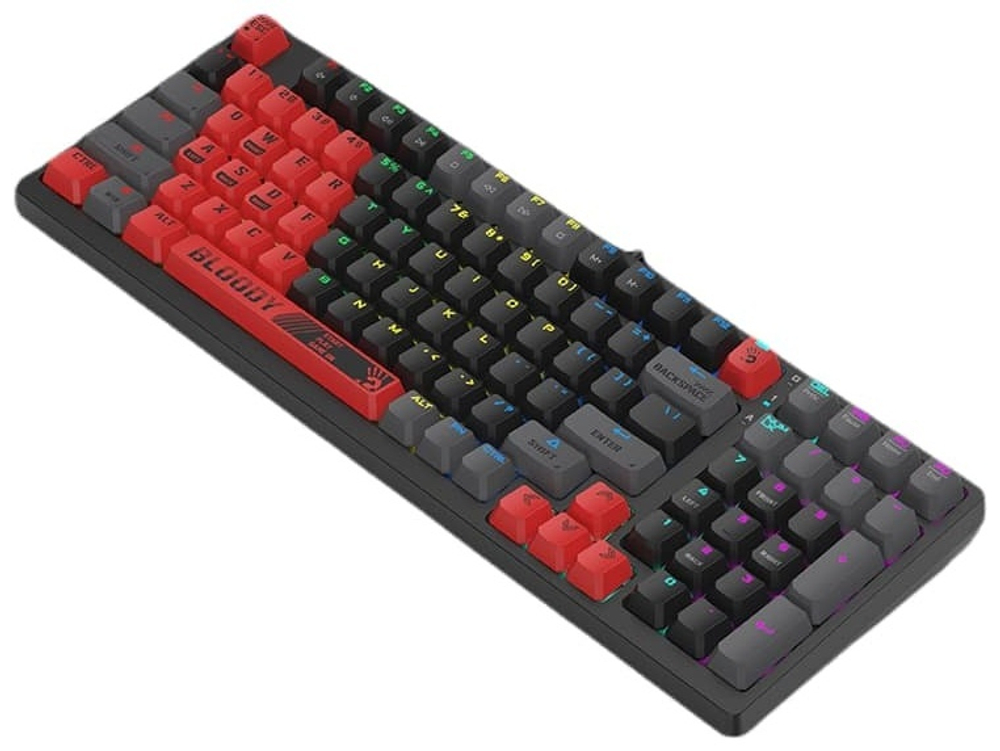 Клавиатура Bloody S98 Sports красный