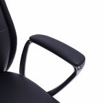 Кресло BRABIX PREMIUM "Adept EX-752", синхромеханизм, алюминий, экокожа, черное, 532930