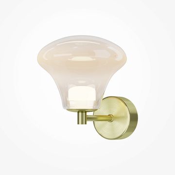 Бра 3W 3000K MOD402WL-L3BS3K латунь/коньячный Dynasty Maytoni