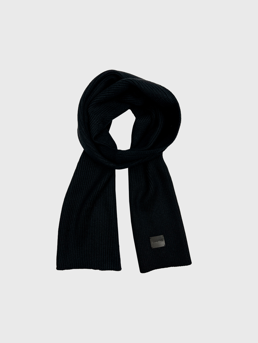 Шарф Calvin Klein Solid Ribbed Black Beauty - One Size