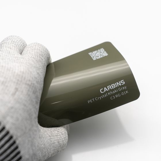 Веер образцов виниловой цветной пленки Carbins