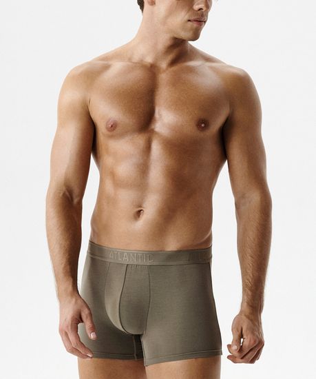 Трусы мужские боксеры (1 шт) Atlantic MH-1204, микромодал, темно-серый
