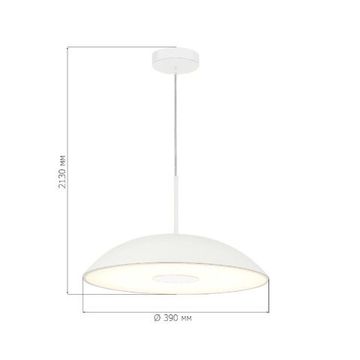 Светильник подвесной LED 24W 3000K SL6128.503.01 белый Lid ST-Luce