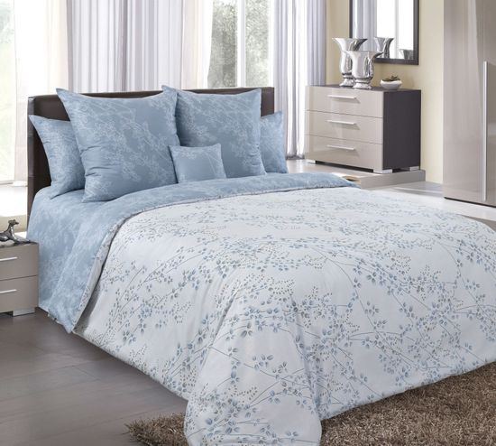 Евро комплект постельного белья Истинная красота сатин