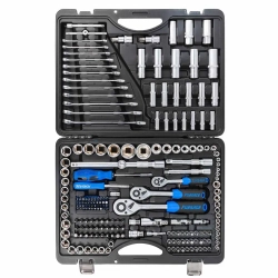 Набор инструментов 218пр. 1/4'',3/8'',1/2''(6гр.)(4-32мм) Forsage F-42182-5