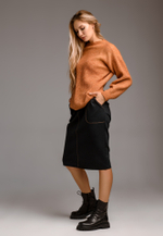 Юбка с контрастной строчкой Тамбовчанка