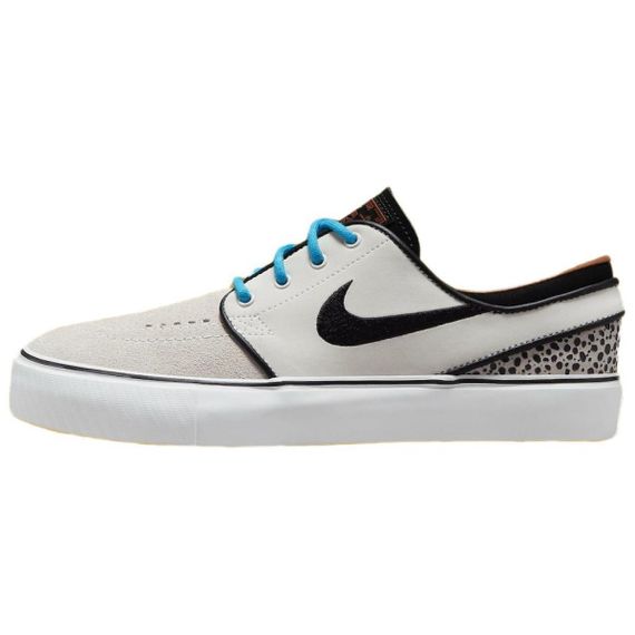 NIKE SB Стефан Яноски Кроссовки для скейтбординга Низкие Серо-голубые Мужские
