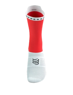 Носки Pro Racing V4.0 Bike FLUO RED/WHITE