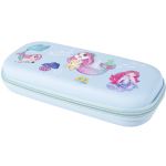 Пенал EVA Alingar, 1 отделение, откидная планка, карман сетка, объемный рисунок, 95 х 210 мм, "Русалочки", микс (голубой, розовый)