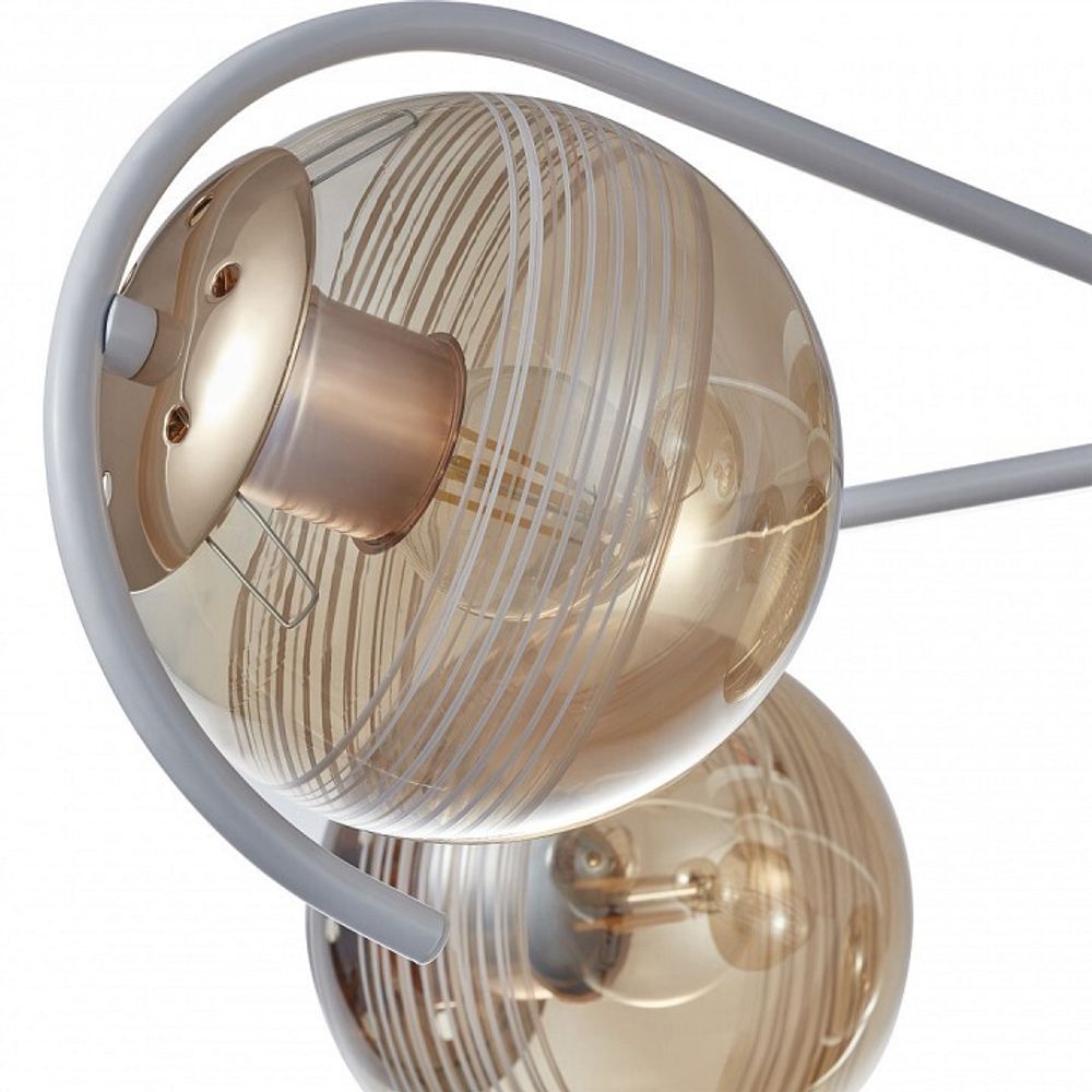 Потолочная люстра Arte Milano AMALFI-326208 326208/5+1 WH+FG