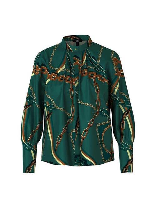 Marc Cain Блуза из вискозы с принтом