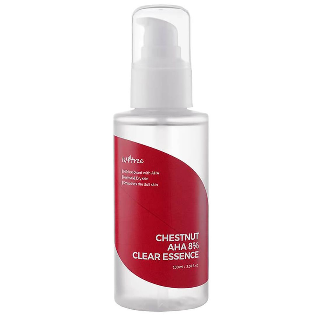 Обновляющая эссенция с АНА-кислотами IsNtree Chestnut AHA 8% Clear Essence 100мл