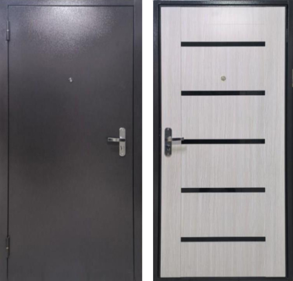 SLIM ECO MP Шоколад букле, МДФ Бьянко ларче, SL-142, Lakobel Black