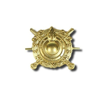 Эмблема петличная ВВ МВД золотая