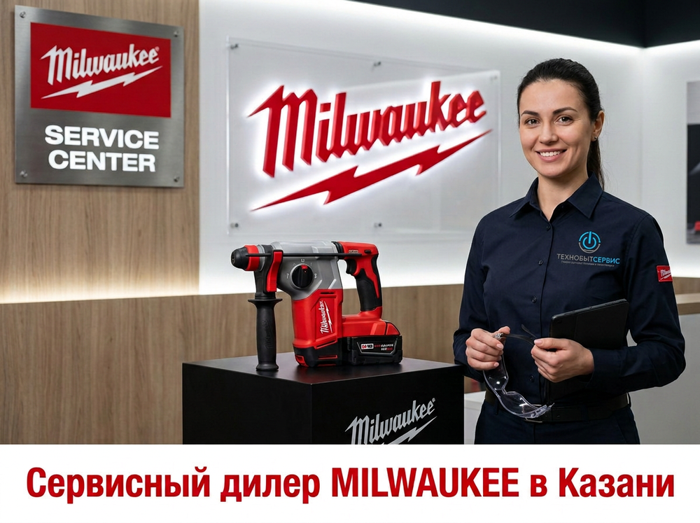 Ремонт перфоратора Milwaukee в Казани